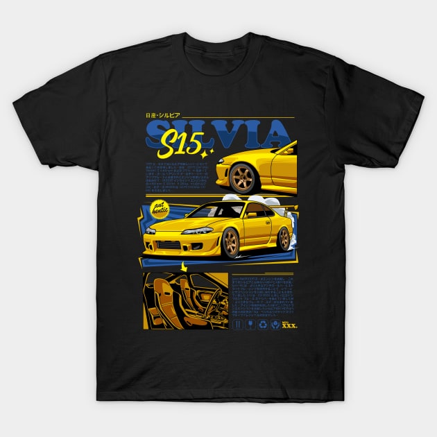 Silvia S15 T-Shirt by cungtudaeast